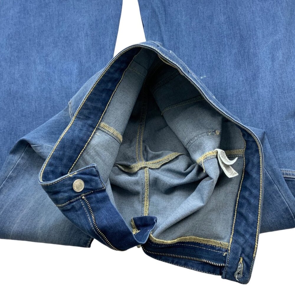 Free People We The Free Float On Flare Stretch Jean 27 Bell Bottom High Rise - Picture 8 of 14